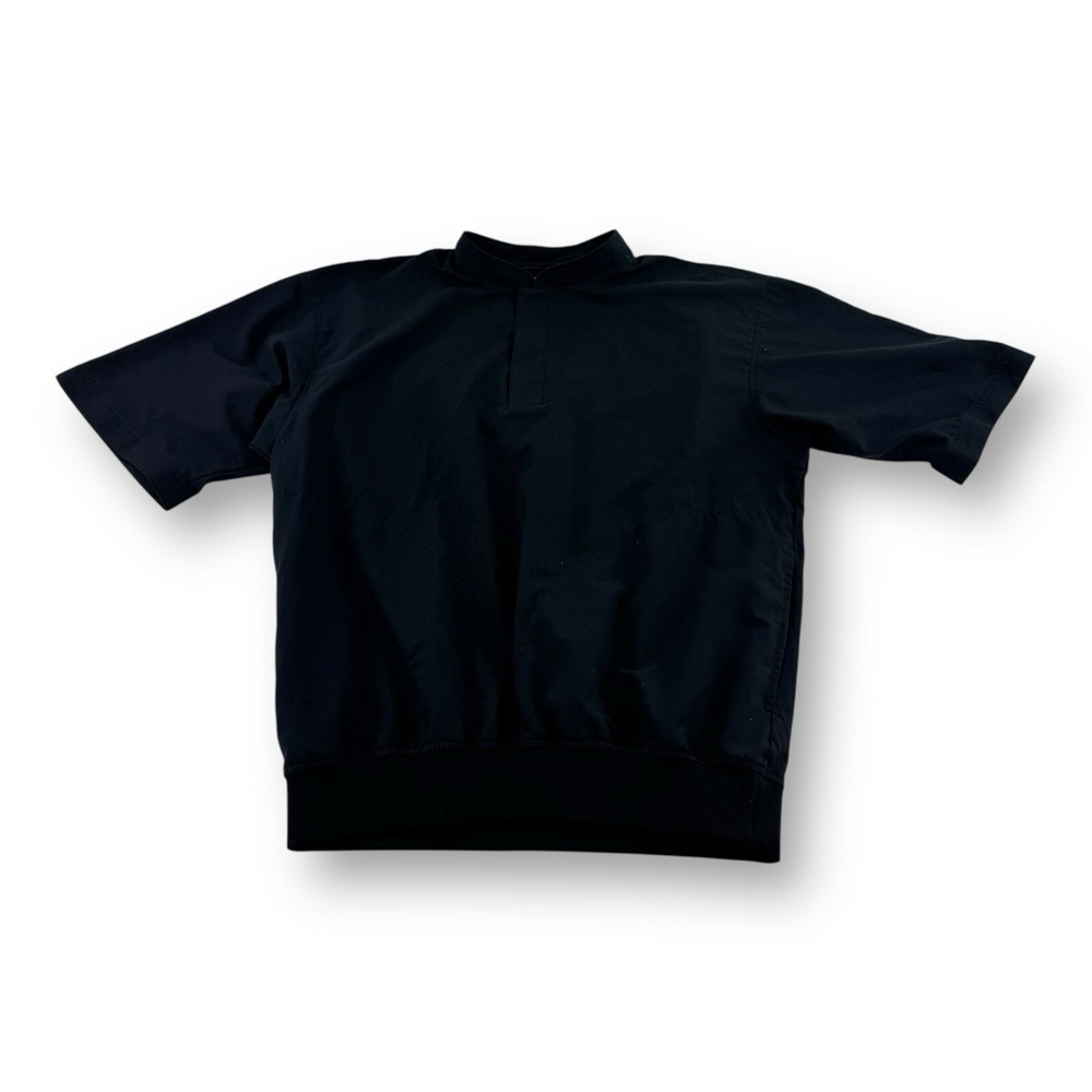 Zero Restriction ZR Men's Size Medium Black ¼ Snap Microfiber Polyester Pullover